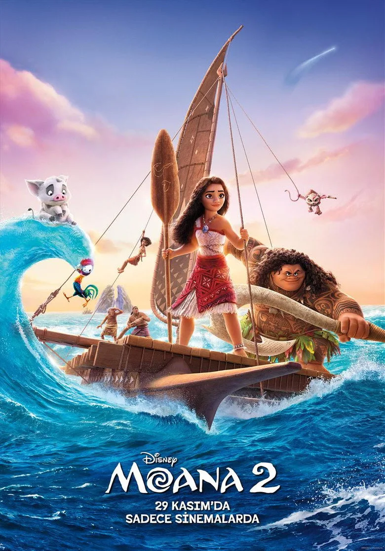 Moana 2 posteri