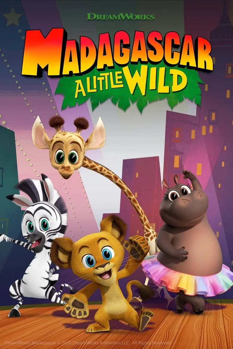 Madagascar: A Little Wild posteri