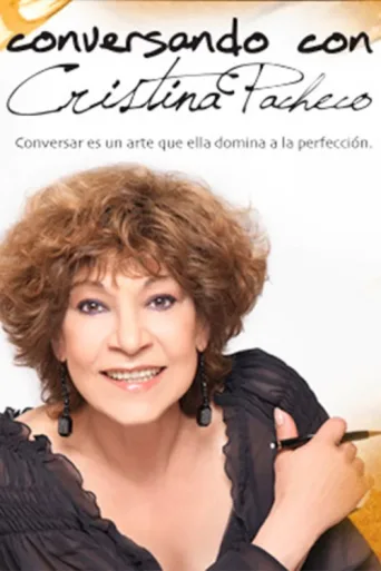 Póster de Conversando con Cristina Pacheco
