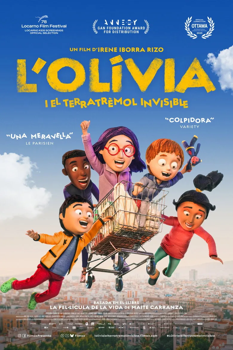 L'Olívia i el terratrèmol invisible posteri
