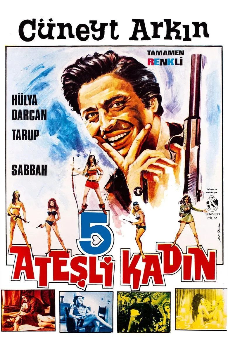 Beş Ateşli Kadın posteri