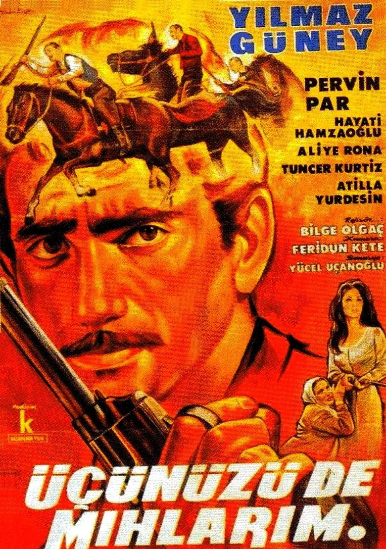 Üçünüzü de mıhlarım posteri