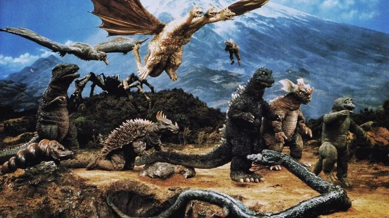 خلفية لـ Destroy All Monsters