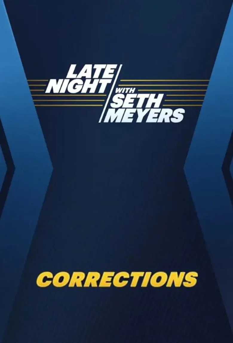 Late Night with Seth Meyers: Corrections posteri