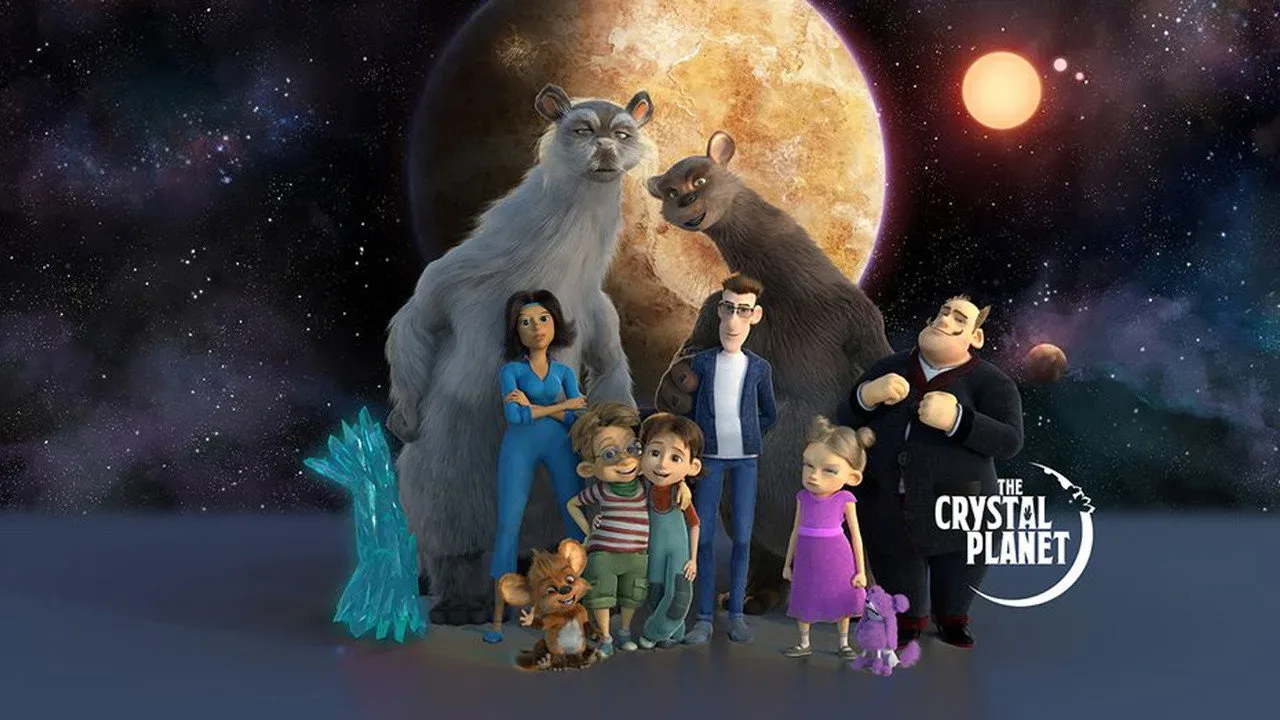 خلفية لـ The Crystal Planet