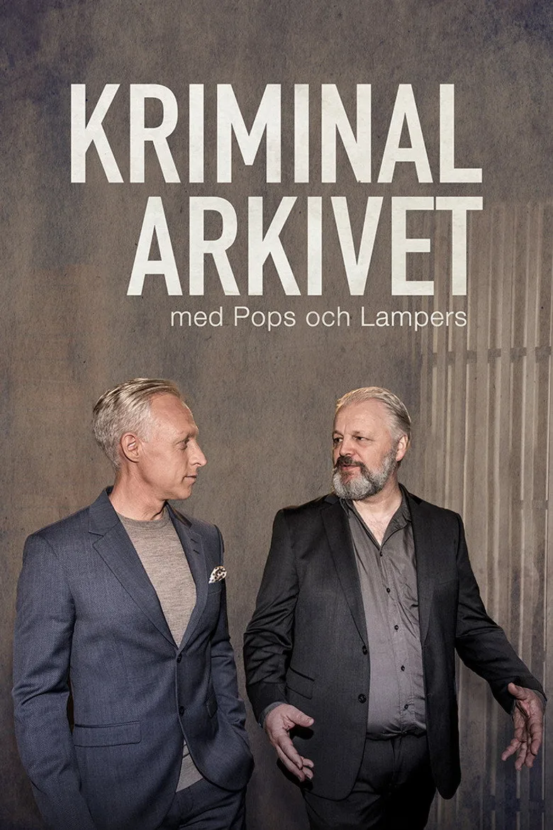 Kriminalarkivet med Pops och Lampers posteri