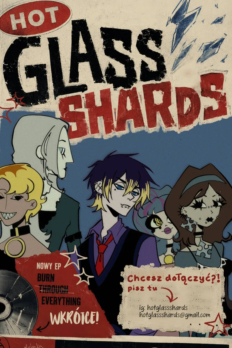 póster de Hot Glass Shards