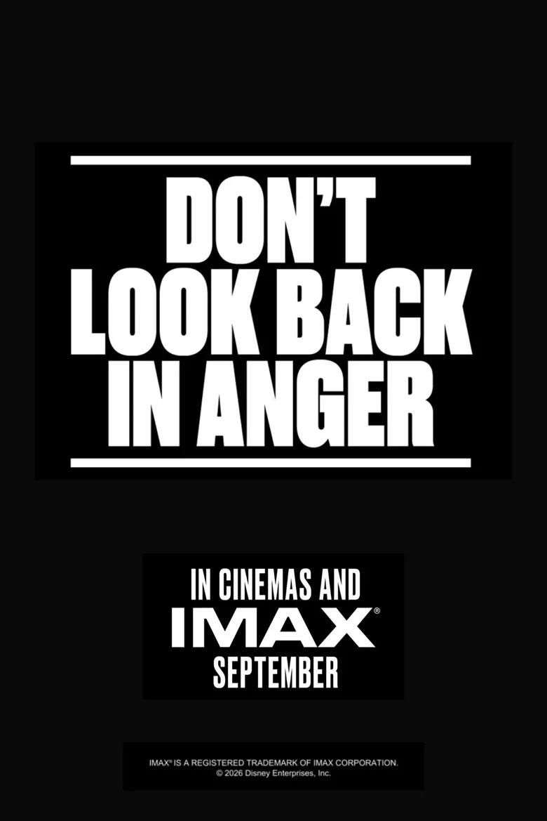 Don't Look Back In Anger poster