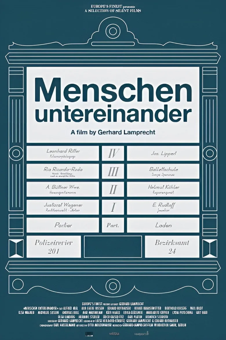 Menschen untereinander posteri
